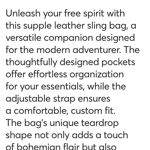 Ameribag Healthy Back Sling Bag-15" - Picture 6 of 12